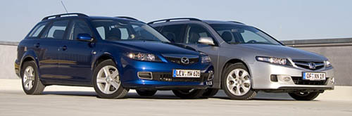 Prova di confronto: Honda Accord Tourer e Mazda 6 Sport Tourer – Essere ragionevoli
